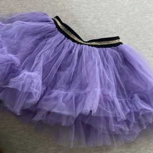 lilac/lavender layered tutu skirt